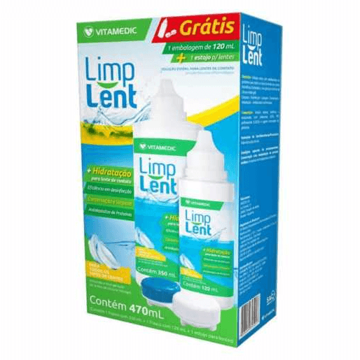 Limp Lent Solução para Lente de Contato 470ml